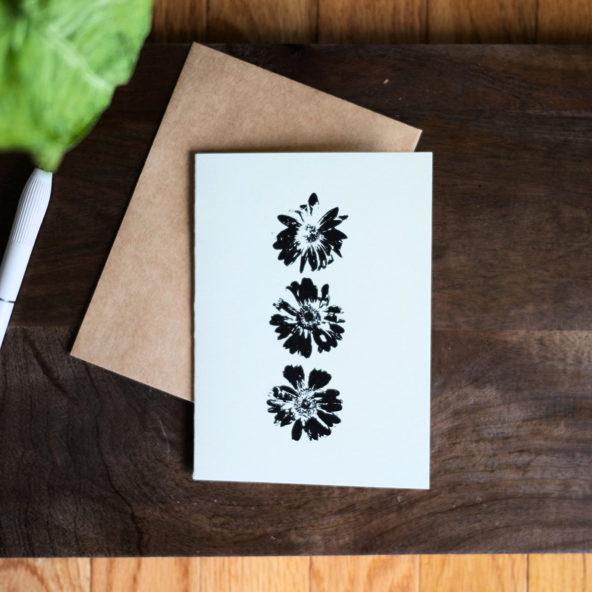 Set of 5 Botanical Greeting Cards | Minimalist Plant Art Prints