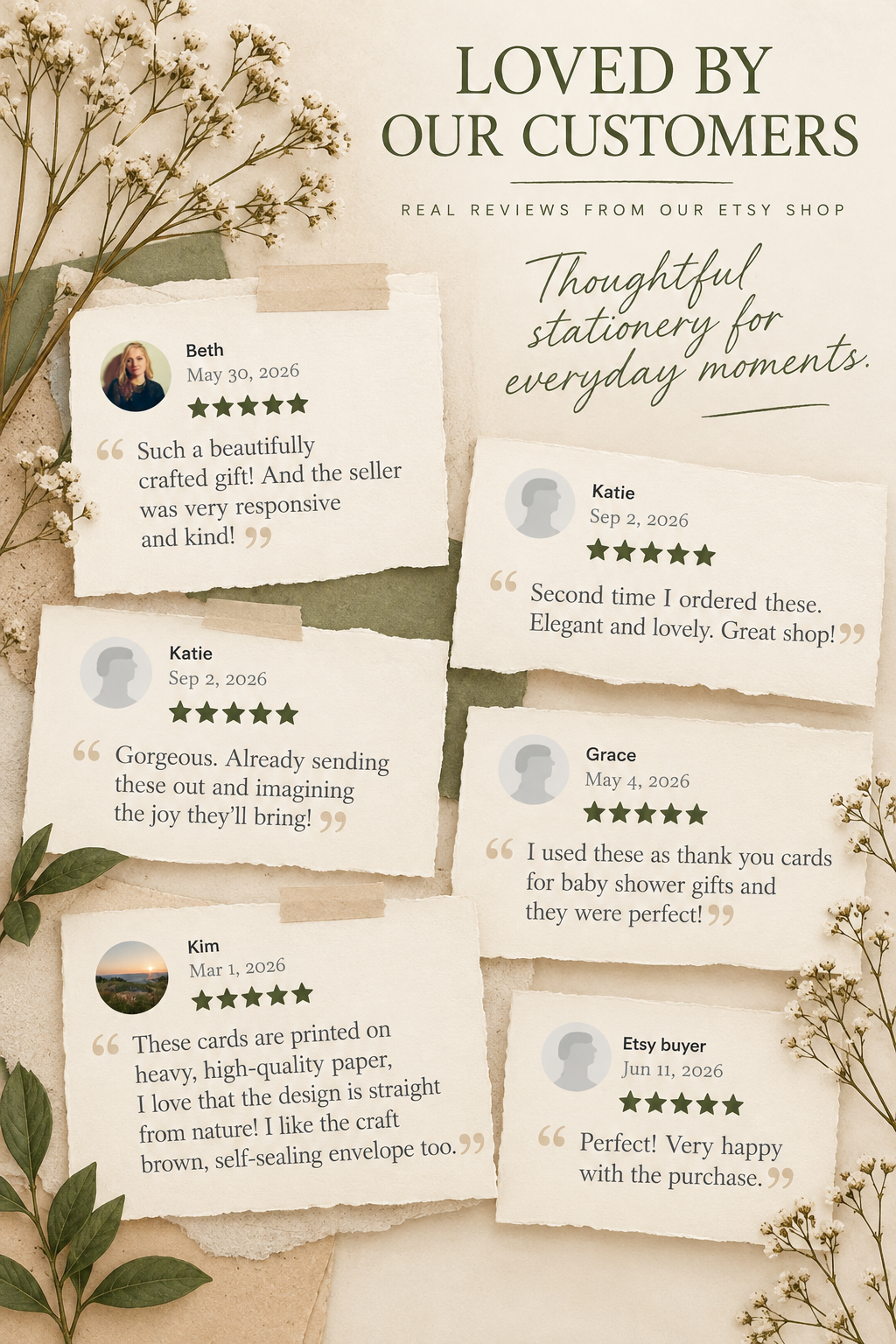 Botanical Postcard Set of 10, Original Minnesota Cyanotype Art, Frameable Nature Postcards, Botanical Stationery, Unique Art Prints