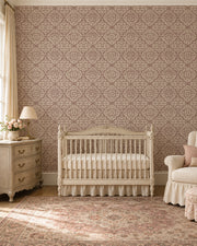 Portage | Antique Ornamental Damask Rosewood