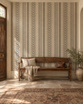Verona | Vintage Ornamental Stripe Parchment